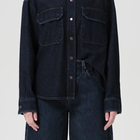 Gwen Slice Shirt - Rinse AGOLDE - Picture 6 of 10